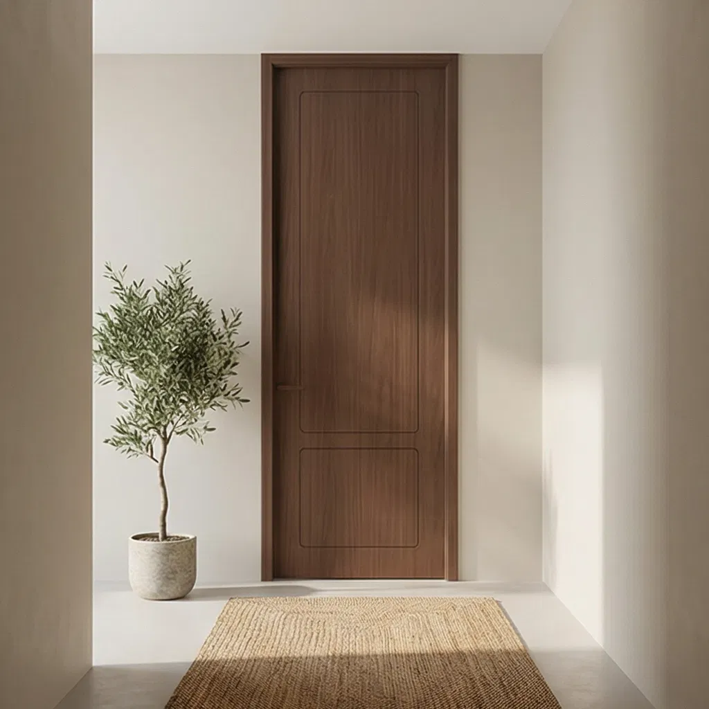 New Design 100% Waterproof Wholesale Price Modern Popular Style Interior WPC Door