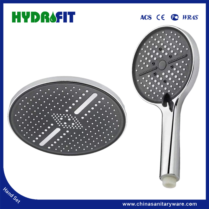 Factory ABS Black Adjustable Ceiling Shower Sprayer Bathroom Overhead Top Shower Head Multi-Function Hand Shower Shower Set