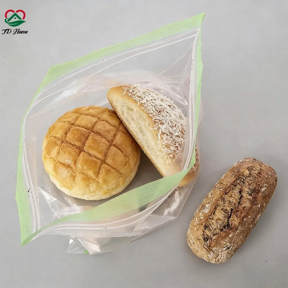 Custom Logo Resealable Transparent Food Packaging Plastic Ziplock Zipper Bags