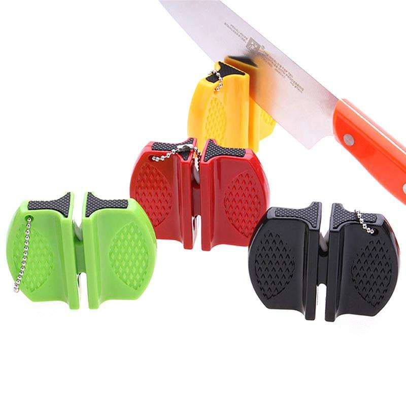 Portable Mini Butterfly Type Two Stage Tungsten Whetstone Knife Sharpener