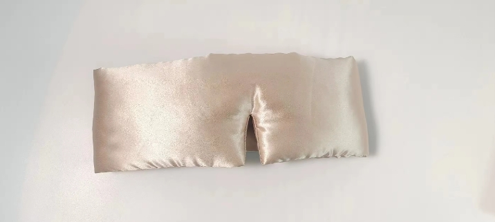 100% Mulberry Silk Oversize Sleep Eye Mask Luxury Adjustable Size with Custom Logo Includes Gift Box