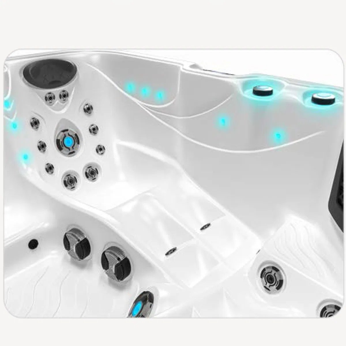 Горячая ванна SPA на 4 персоны, уличная