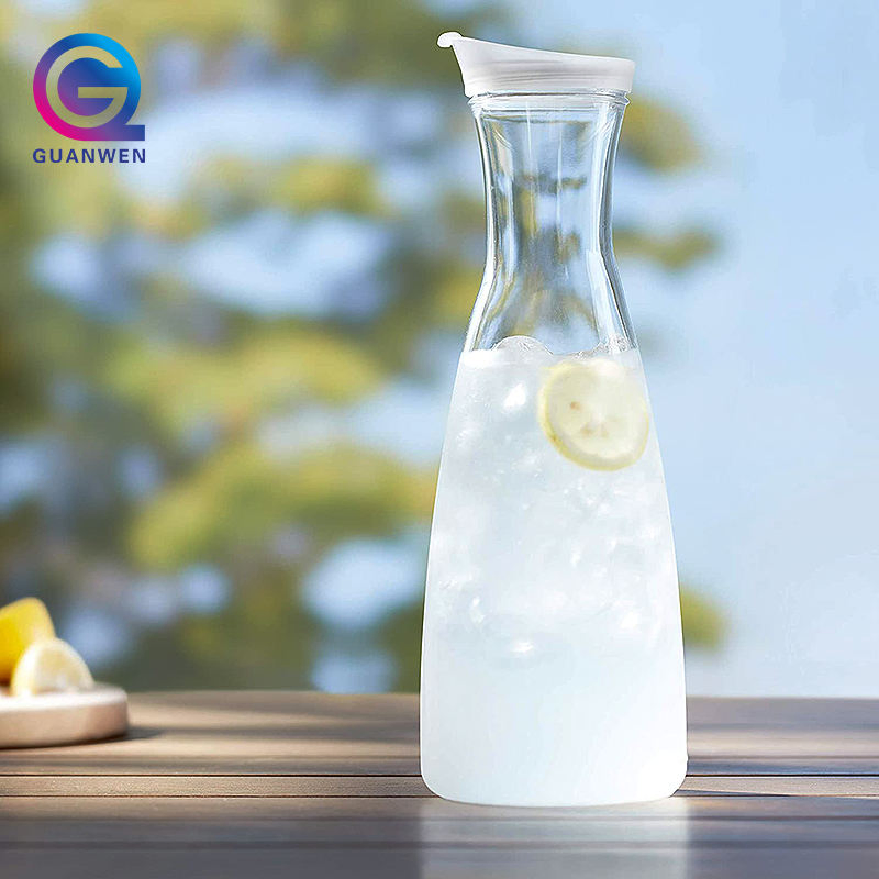 Restaurant Serving Water Juice Tea Jug 1000ml Plastic Carafe Water Pitcher