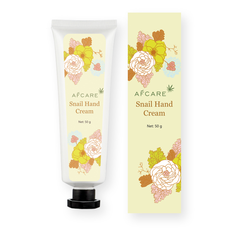 Private Label Cute Gift Moisturizing Whitening Snail Hand Cream Hydrating