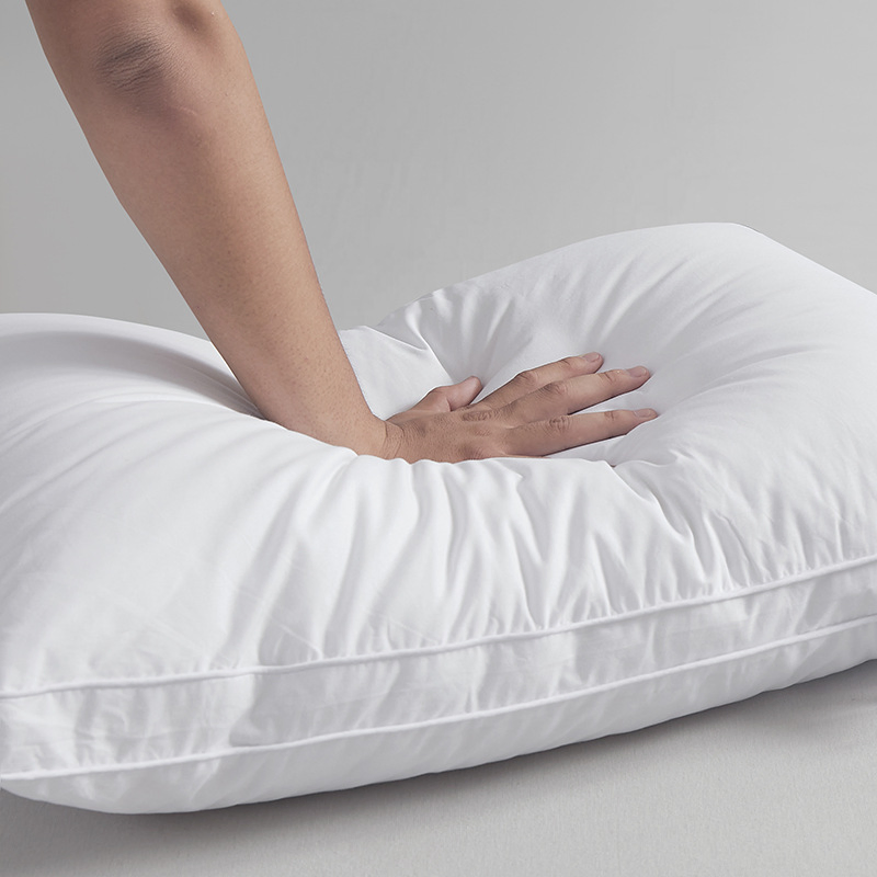 High-Support Dual-Side Hypoallergenic Pillow Machine Washable Neck Care Pillow Insert