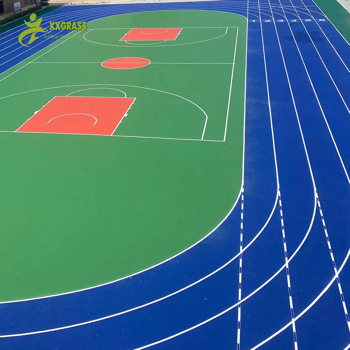 Breathable Plastic Runway EPDM Granule Running Track for School