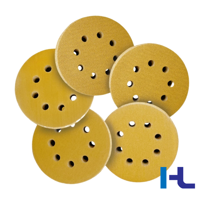 2", 3", 4", 4.5", 5", 6", 7", 8" Inch Yellow Ceramic Aluminum Oxide Psa P40 Sanding Sand Abrasive Disc for Polishing Car 236u