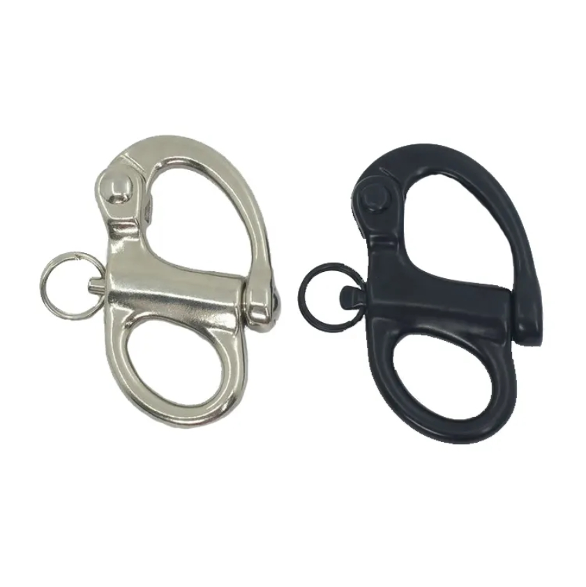 304 Stainless Steel Quick Release Snap/Marine Fixed Bail Snap Shackle for Sail Boats