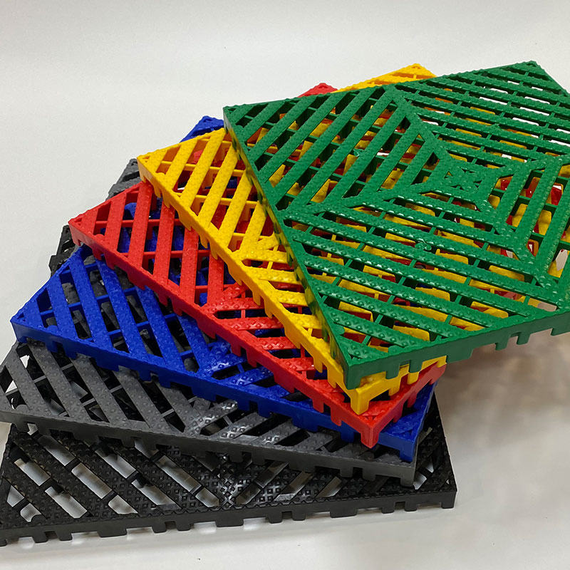 Durable Non-Slip Garage Floor Tiles in Multiple Colors for Easy DIY Installation