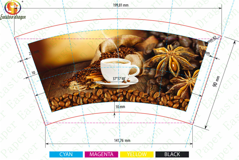 Signel PE Coated Cup Paper Use for Ice Cream Cup