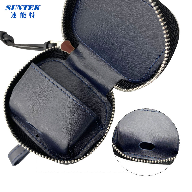 Sublimation Leather Protective Earphone Cover Bag