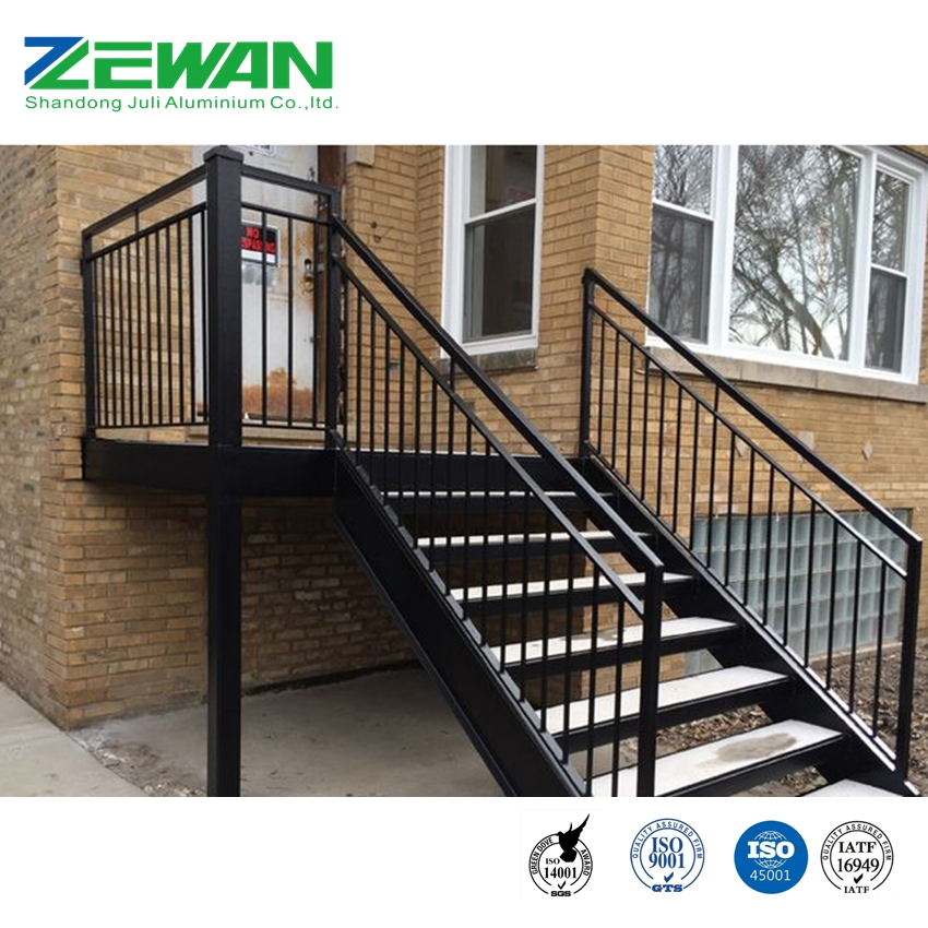 Aluminium Railing Balustrade Aluminium Handrail for Apartments