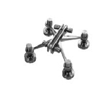 Stainless Steel Hardware Curtain Wall Glass Clamp Spider