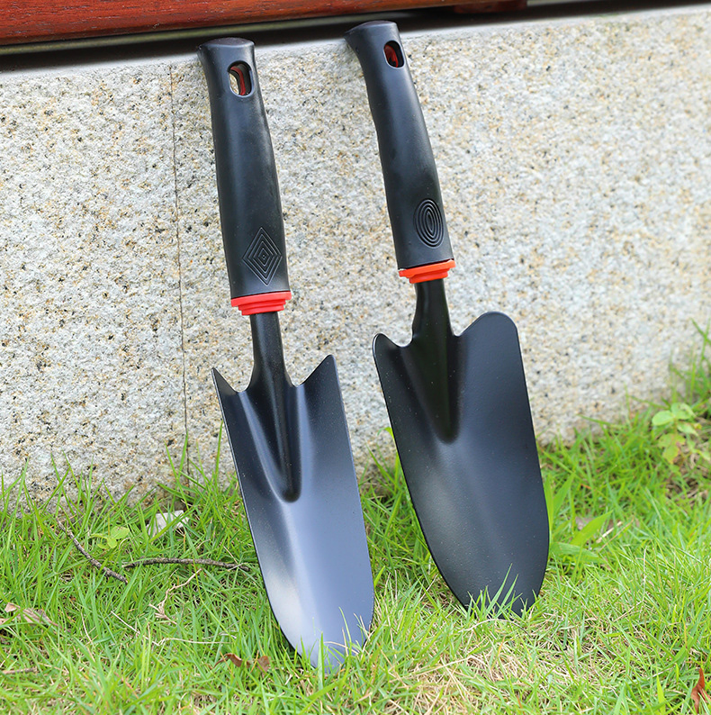 Rubber Plastic Handle Steel Shovel Spade