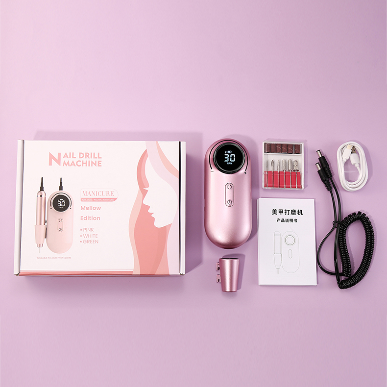 Professional Electric Nail Drill Machine 35000rpm High Speed 202 Electric Nail Polisher for Nails