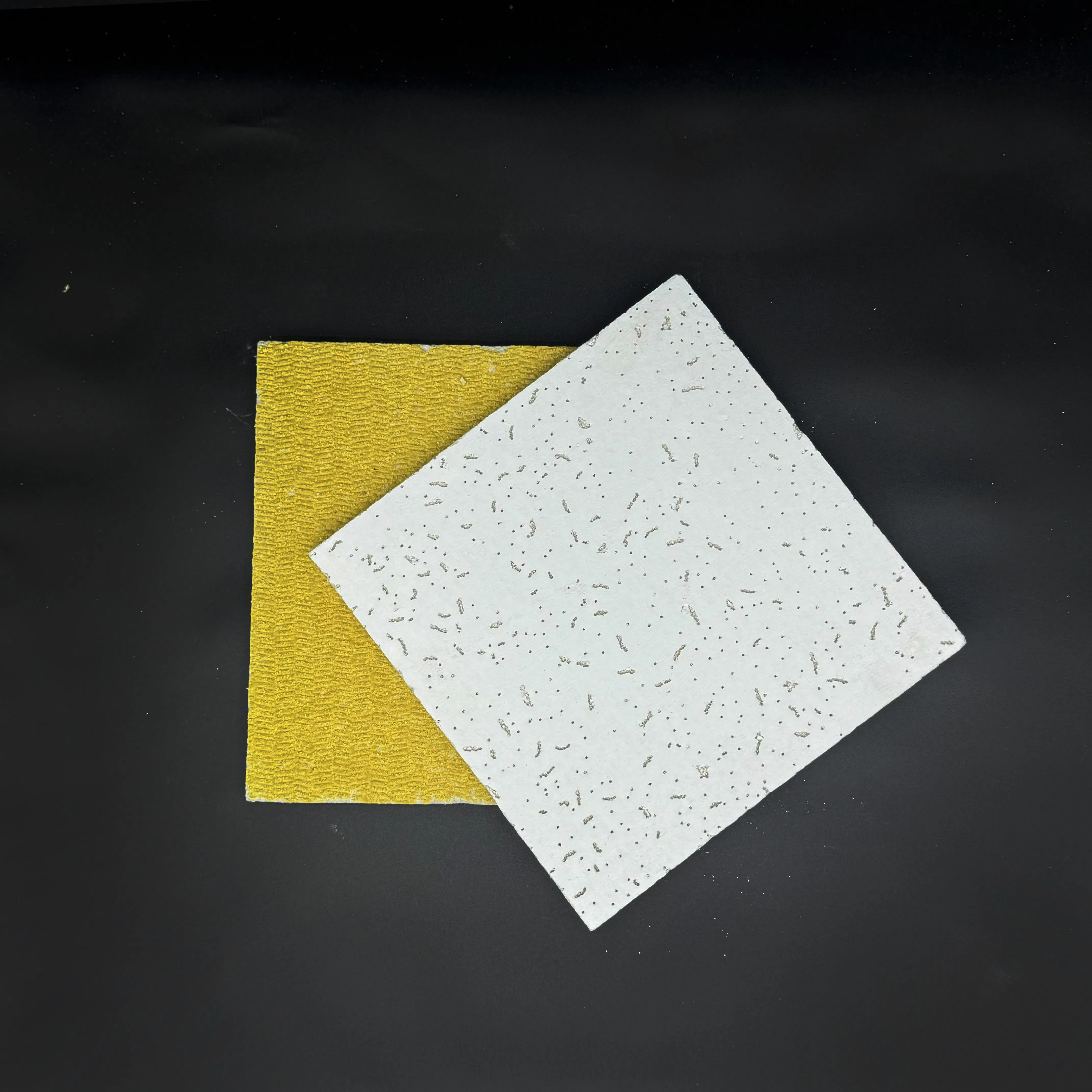 Fire Rated Mineral Wool Board Ceiling Tile Elegant Fissured Acoustic Ceiling Tiles for Custom Interior Designs with Stable Performance