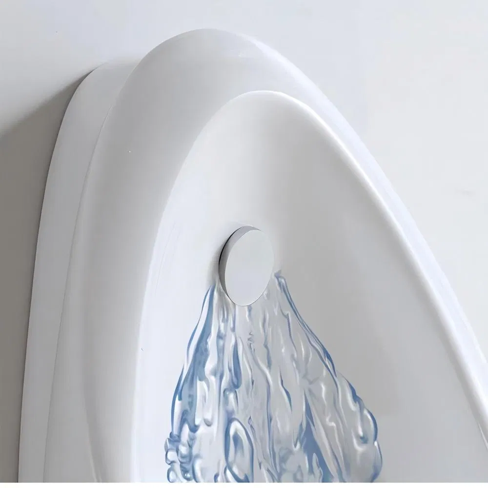 Modern Style Wall Mounted Water Saving Sensor Urinal Auto Flush Men Urinal