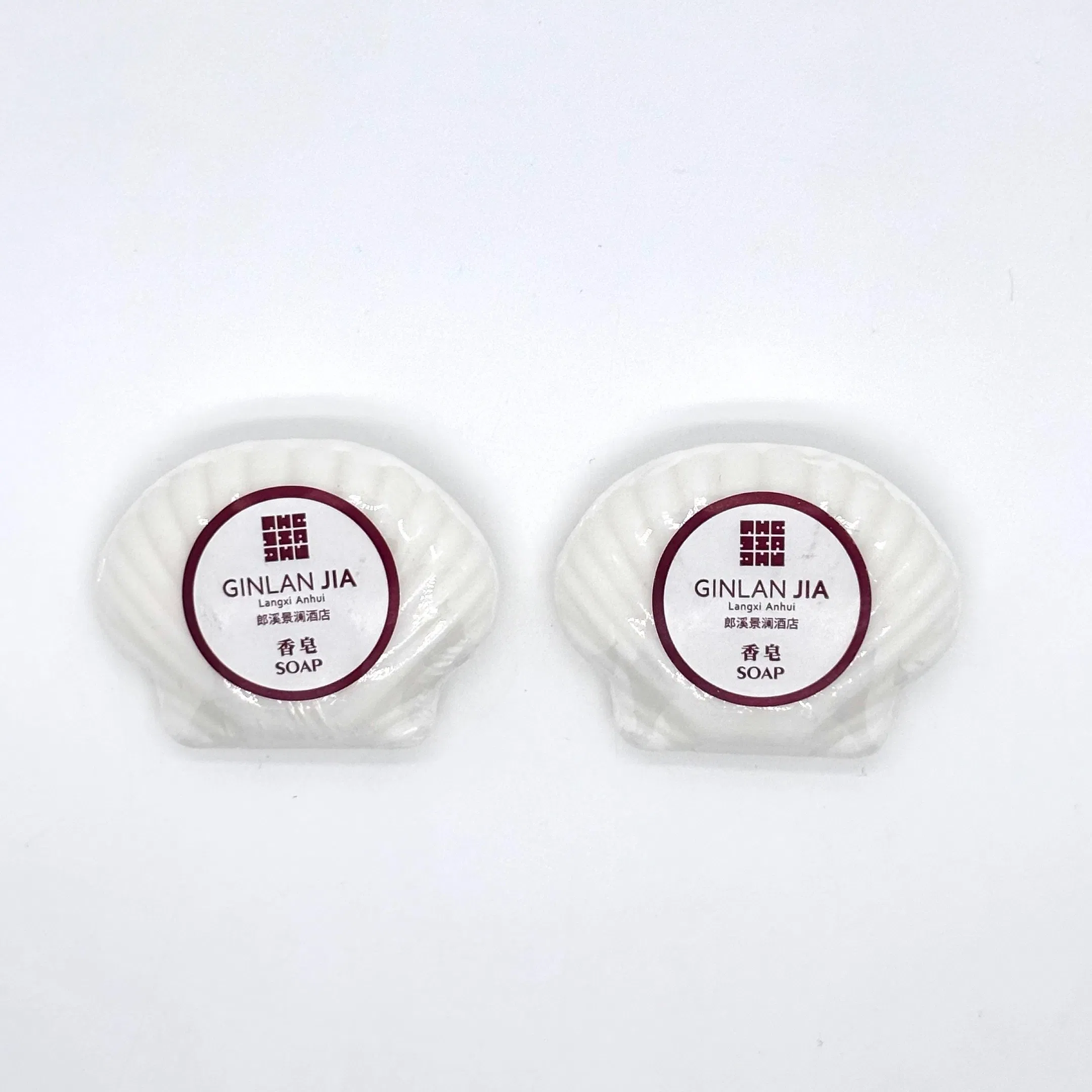 20g White Shell-Shaped Soap Ocean Breeze Fragrance Plastic Wrap Packaging 03