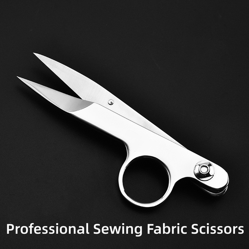All Metal Heavy-Duty Sewing Scissors, Stainless Steel Scissors Household Tailor Cloth Fabric Cutting Scissors