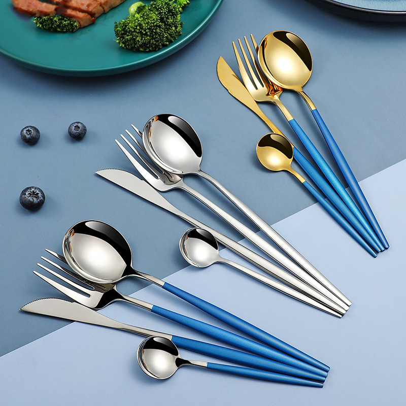 Stainless Steel Spoons Fork and Knife Set