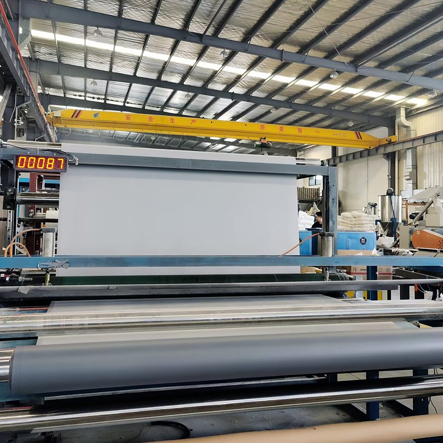 Waterproof Membrane Sheet for Roofing with Fabric Reinforcement