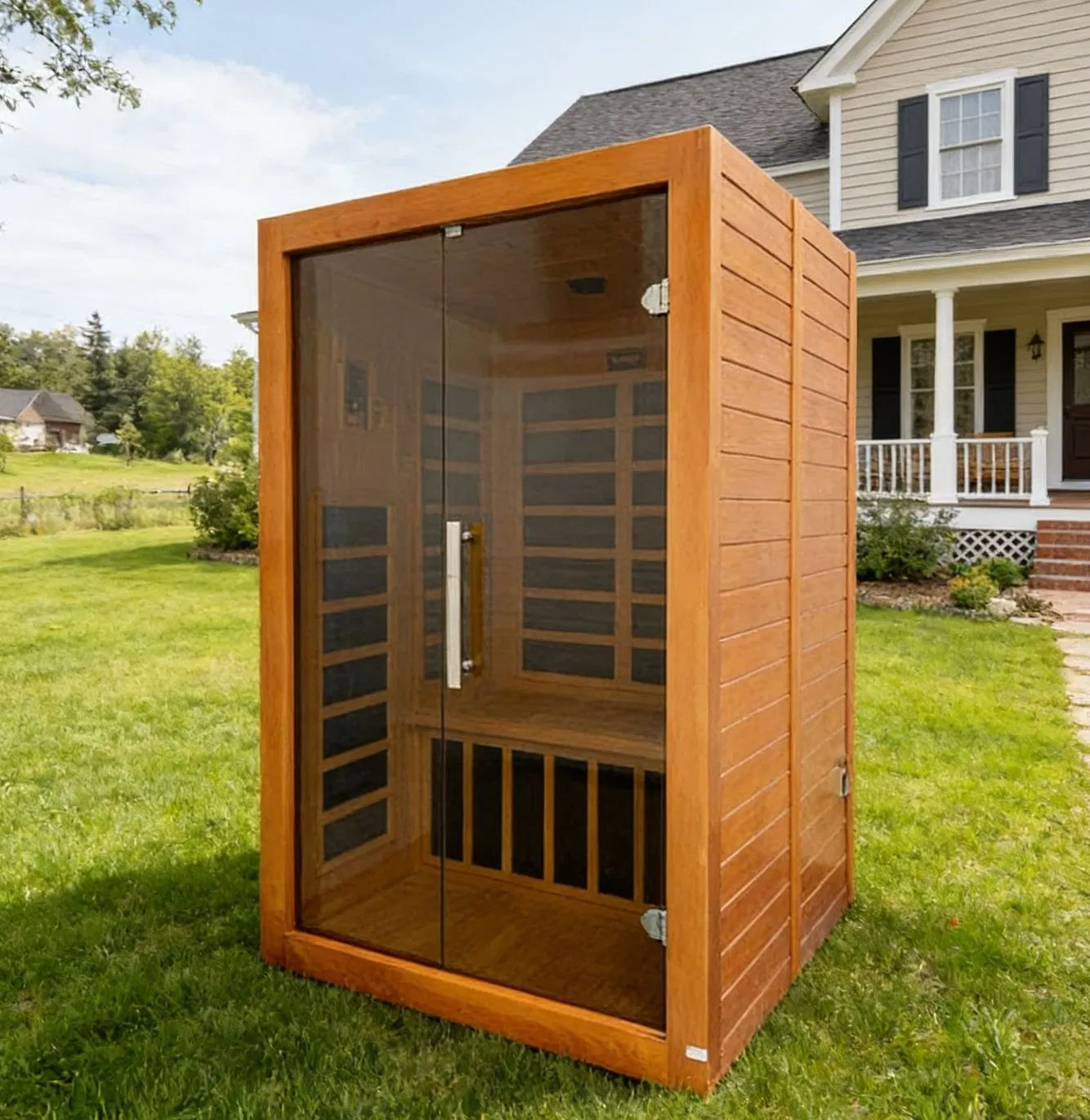 Инфракрасная сауна для 2 человек из канадской тсуги