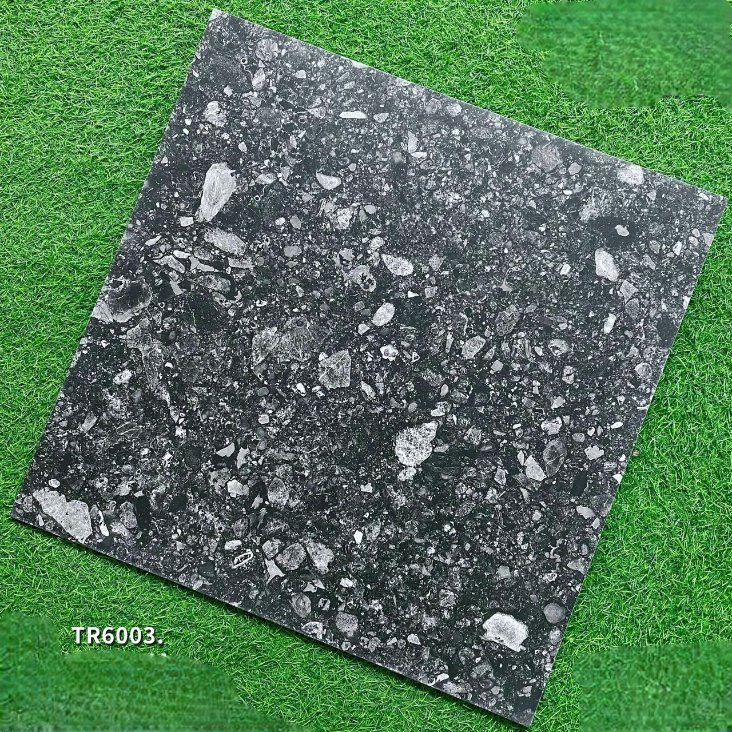 Grey Marble Porcelain Tiles 600*600mm Flooring Wall Tiles Promotion for Kitchen Island Surround