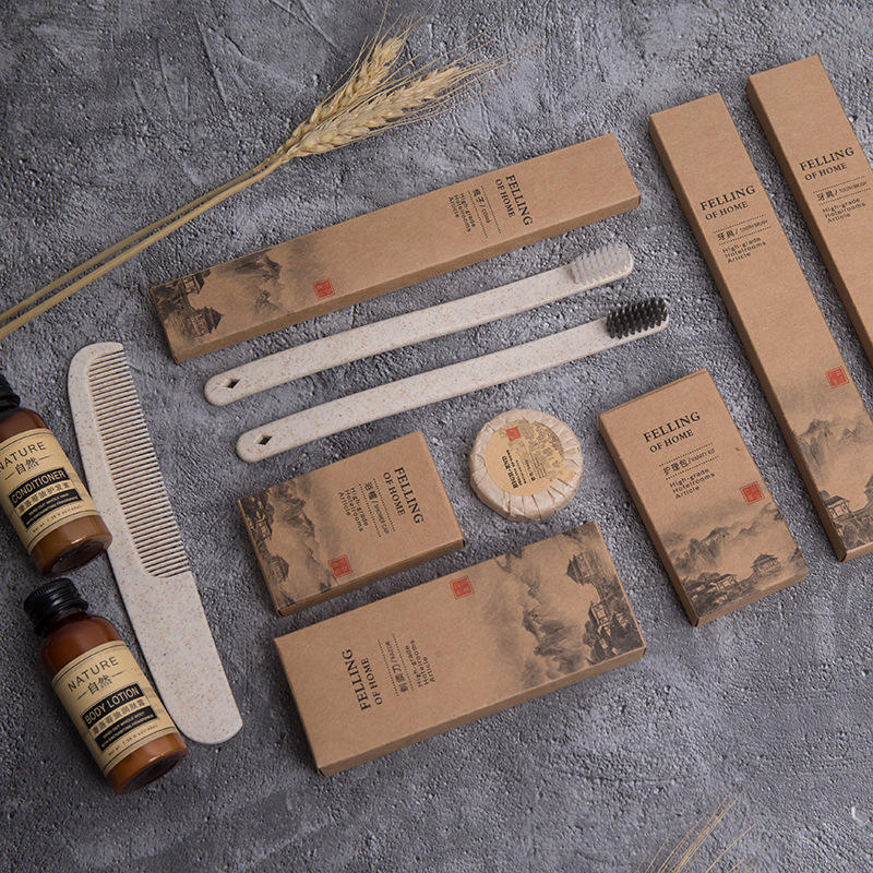 Hotel Supplies: Luxury Customized Disposable Bathroom Amenities Set