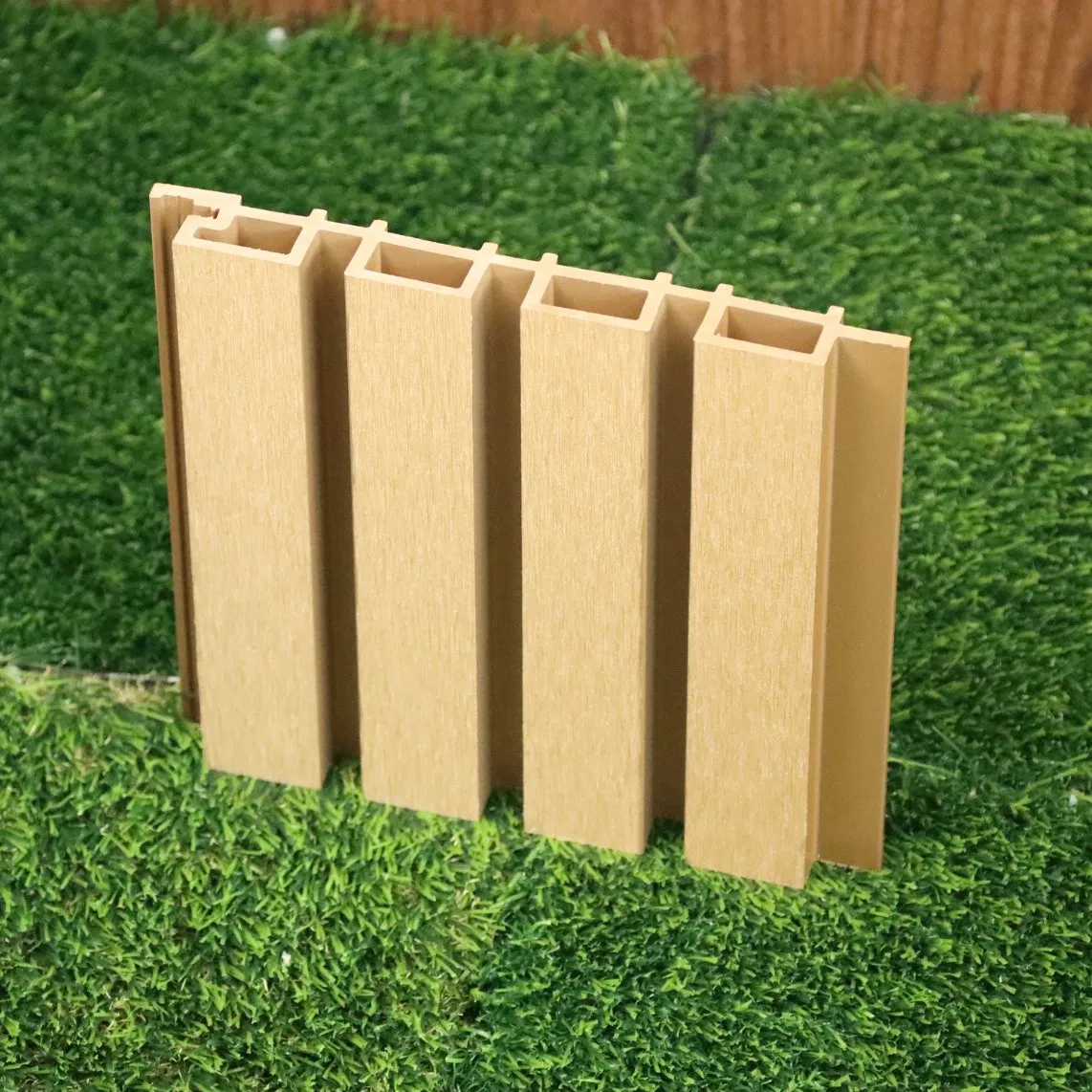 219*26mm WPC Outdoor Wall Panel Fireproof for Garden Villa Exterior Use