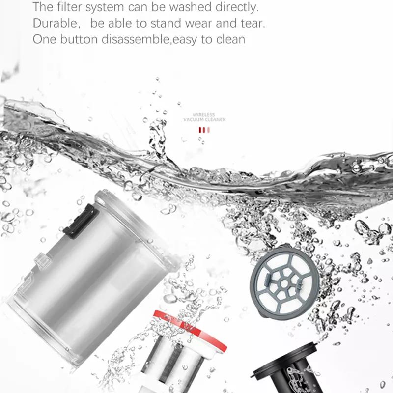 Handheld Electric Handy Cleaners Vacuum OEM Stick RoHS Cyclone Broom Cordless