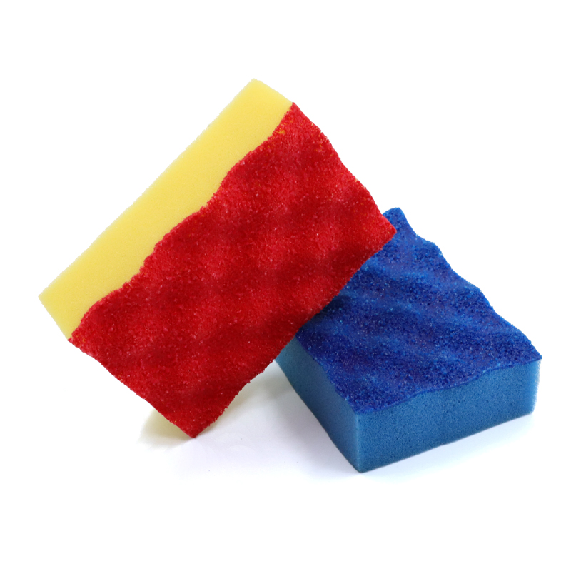 Household Cleaning Brush Pot Sponge Sand Block Aluminium Oxide Wood Polishing Sanding Sponge