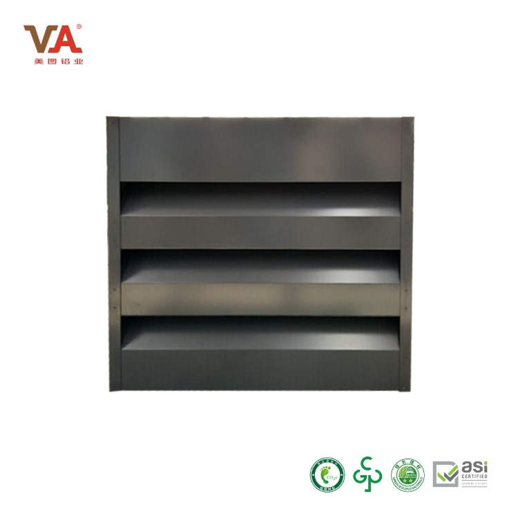Quiet &amp; Durable Building Exteriors High-Performance PVDF Acoustic Louver
