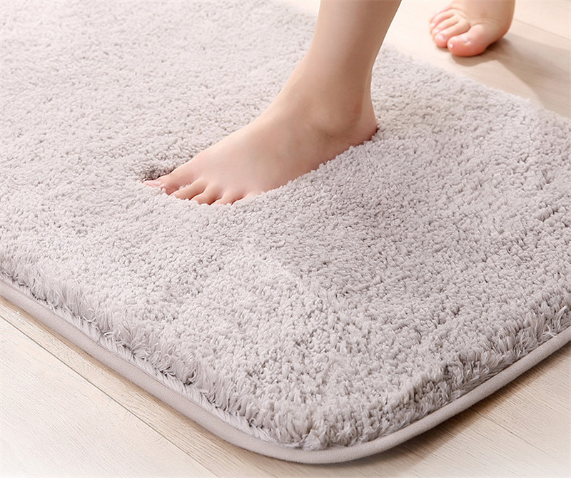 Microfiber Bath Rug Bathroom Rugs and Mats