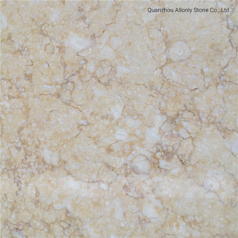 Cheap Sunny Yellow Waterject Stone Floor Tile and Marble Stair Design for Hotel Villa