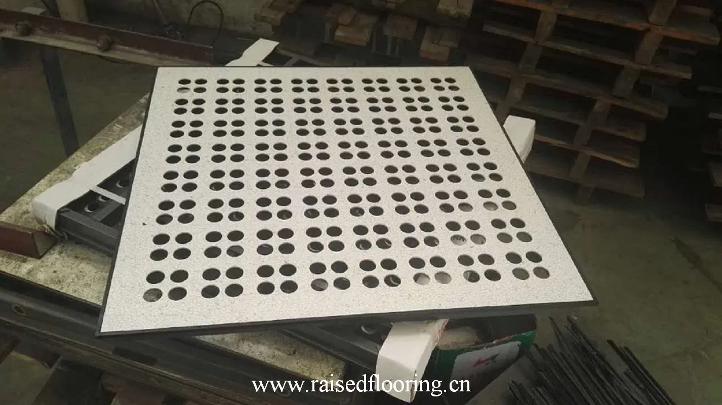 All - Steel Perforated Anti - Static Raised Floor with 27% Perforation Rate