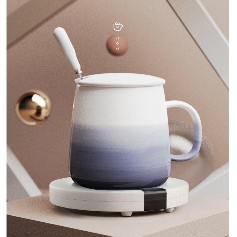 Smart USB Heated Coaster with Thermostat for Perfect Temperature Control