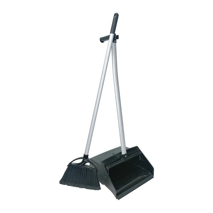 Hot Selling Plastic Cleaning Floor Brush Brooms and Dustpan Set