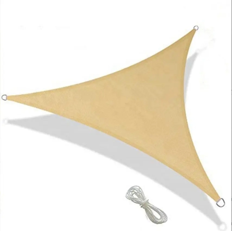 180g Cheap Price Heavy Duty Any Color Shade Sail Rectangle Shade Fabric Structures and Shade Sails for Solar Sunshade Sail