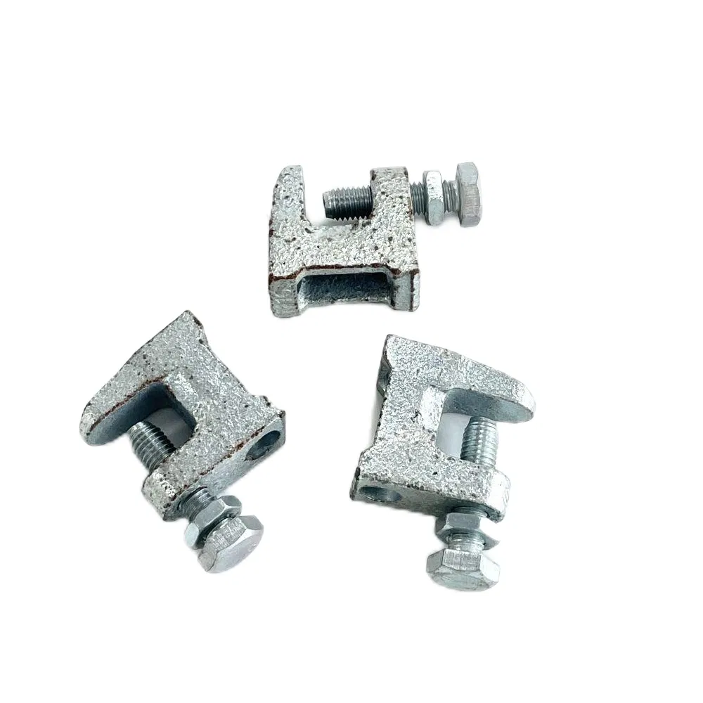 Pre-Galvanized Reversible Malleable Beam Clamp Pipe Channel Fitting