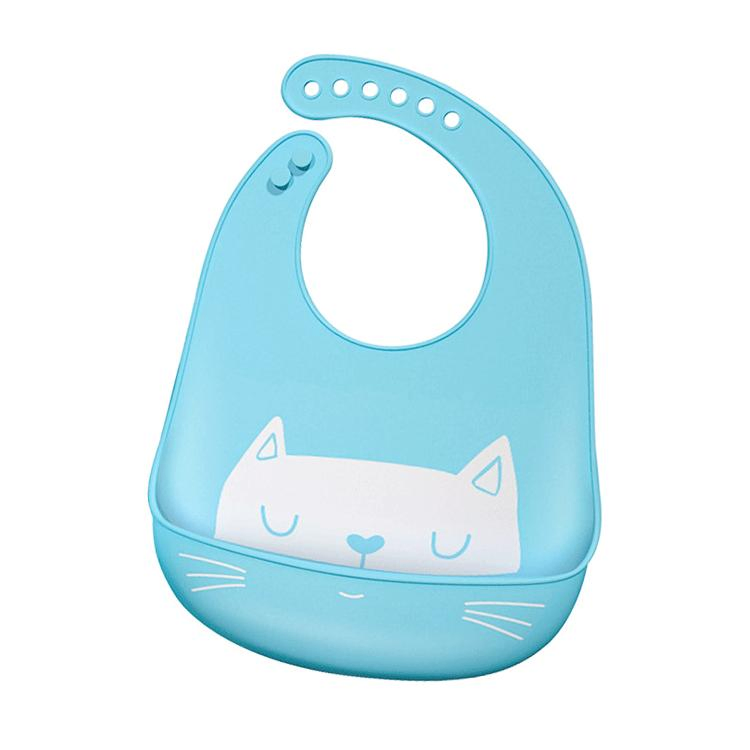 Waterproof Material Baby Silicone Bibs Comfortable Soft Waterproof Bib