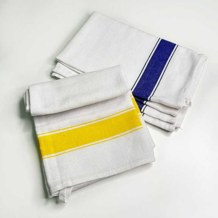 Super Absorbent 100% Cotton Kitchen Hand Towels Dish Towels Set - 4 Pack