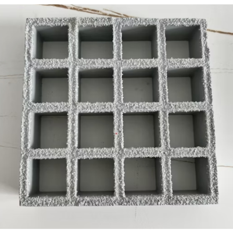 Longevity GRP/FRP Gritted-Surface Grating with Plate for Stair Tread