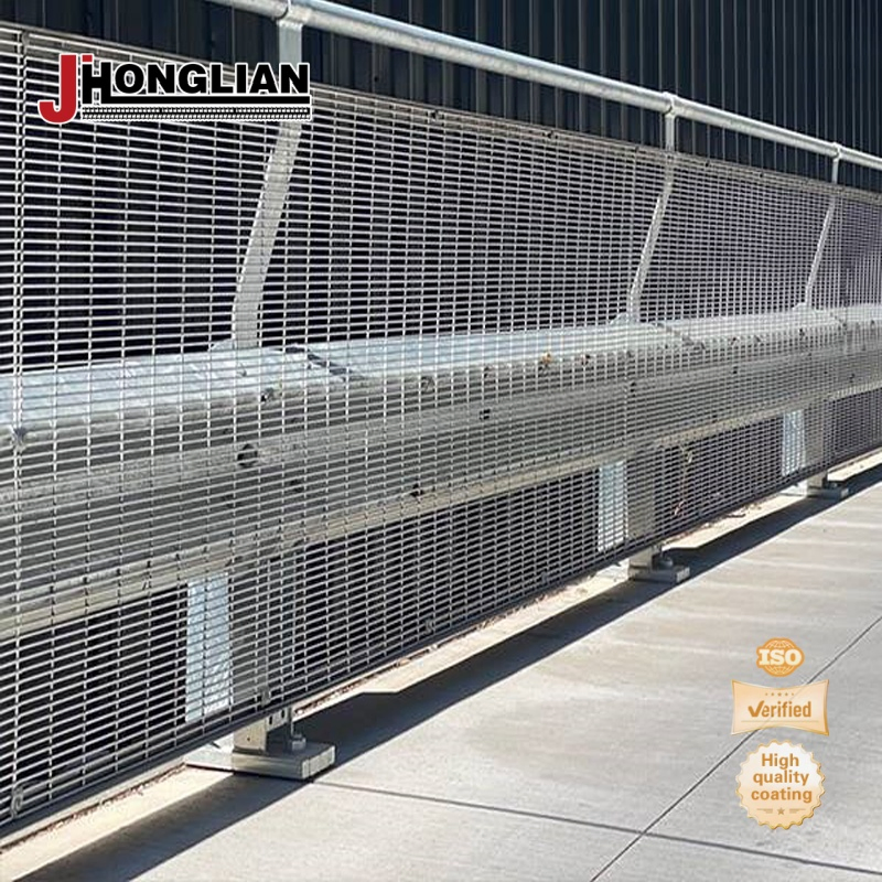 PVC Coated 358 Security Fence Enhanced Weather Resistance Vibrant Colors