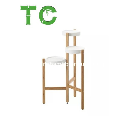 Wholesale Bamboo Plant Stand Indoor - 3 Tier Tall Corner Plant Stand - Flower and Plant Display Rack - Pot Holder