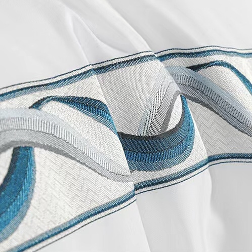 Customized 5 Star Hotel Luxury Bedding Set Colored Embroidery 100% Cotton Fitted/Flat Sheet Hotel Bed Linen Customized Bedding