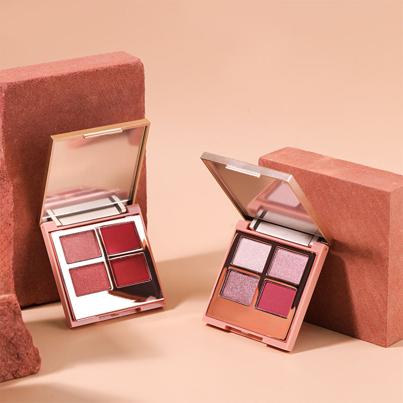 Factory Price Custom 6colors New Private Label High Pigment Nude Color Vegan Eye Makeup Cosmetic Eyeshadow Palette