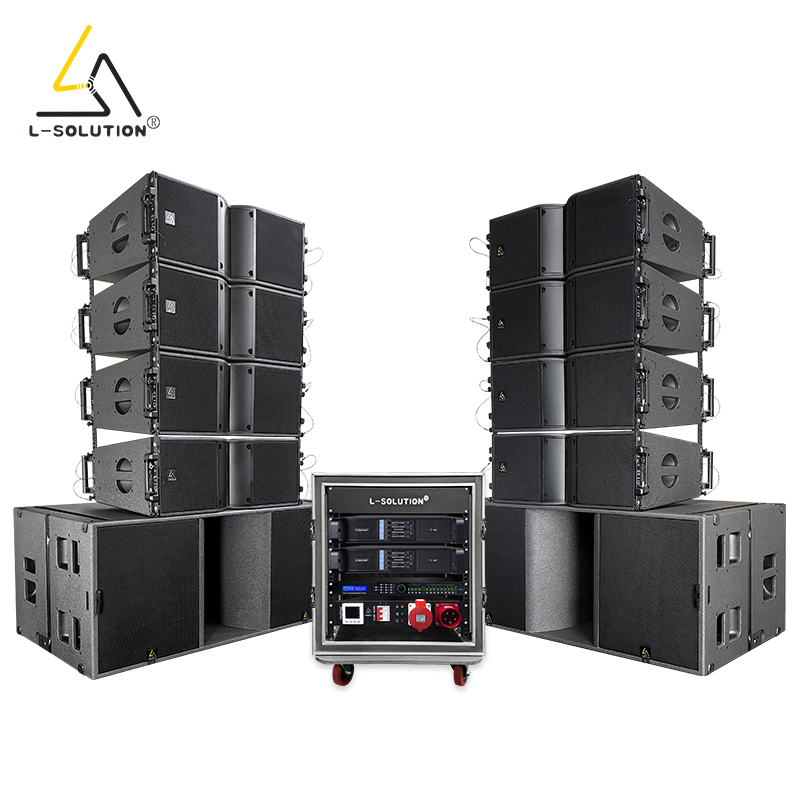 Dual 10 Inch Passive Line Array System 12000W for Outdoor Event