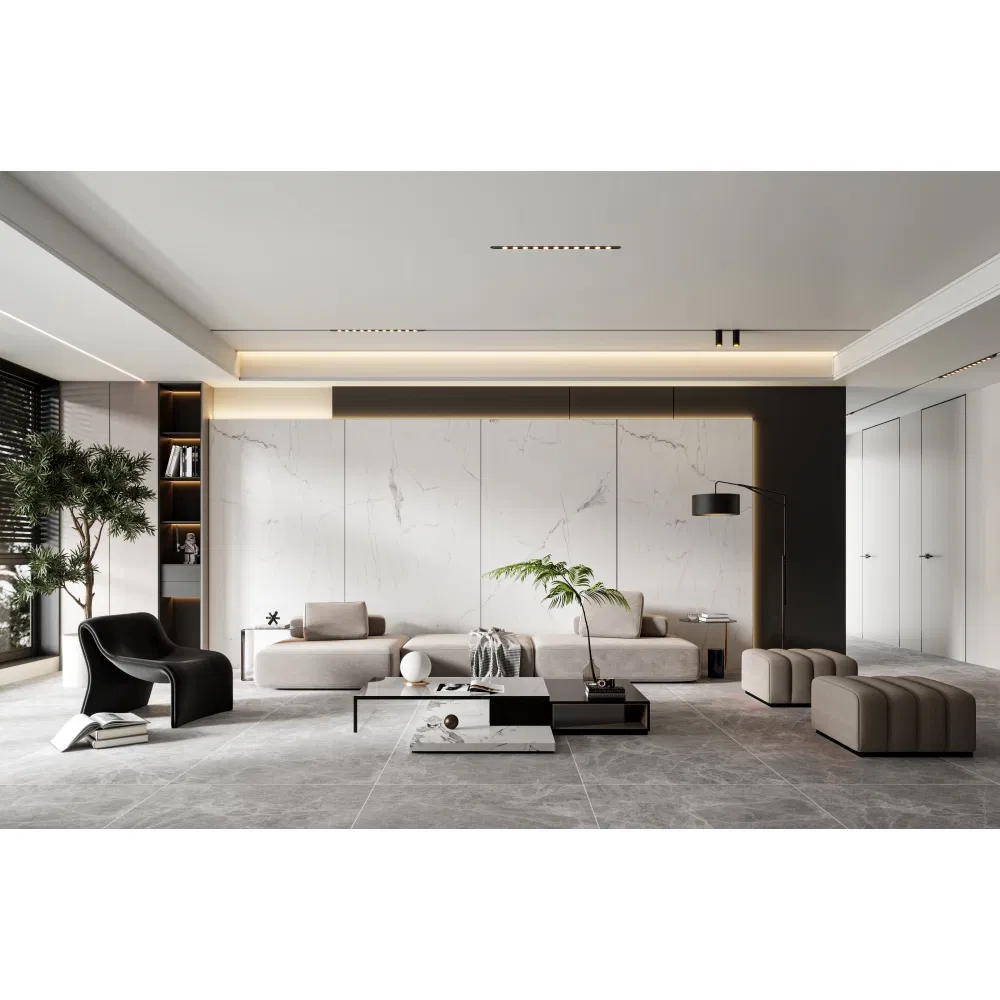 Bathroom Countertops Mineral-Based High-Pressure Metallic Finish Matte/Glossy Wood-Grain Big Size Sintered Stone Panels