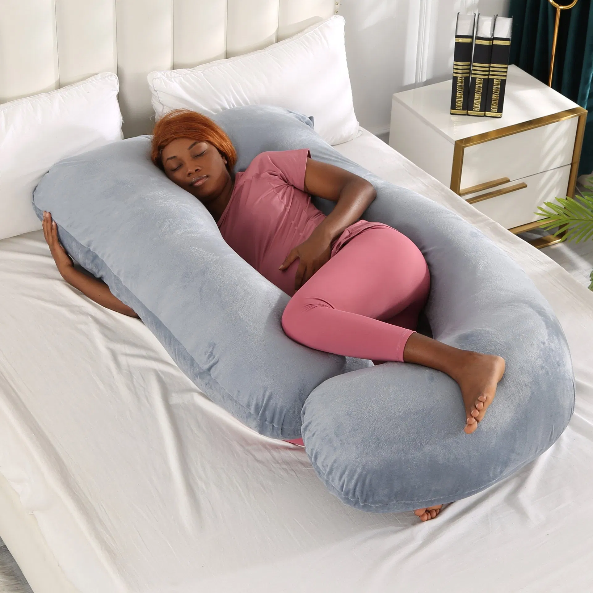 High Quality Comfortable Pregnancy Sleeping Body Pillow Maternity Body Pillow