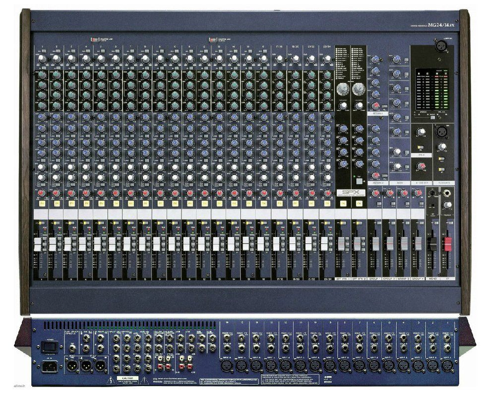 PA System DJ Digital Audio 24 Channels Professional Mixer Console with 14 Groups